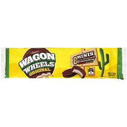 Arnotts Wagon Wheels Mini Original 8pk 190g