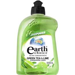 Earth Choice Dishwashing Liquid Green Tea & Lime 500ml