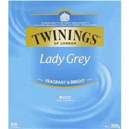 Twinings Tea Bag Lady Grey 100pk 200g