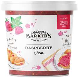 Barkers Ananthoth Farm Jam Raspberry & Redcurrant455g