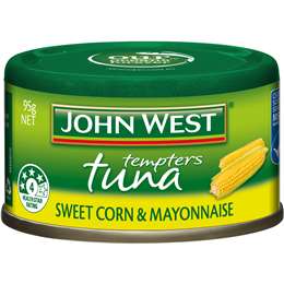 John West Tuna Sweet Corn & Mayonnaise 95g