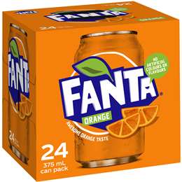 Fanta Orange Cans 375ml 24pk