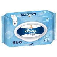 Kleenex Flushable Wipes Fragrance Free 42pk