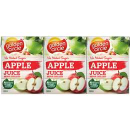 Golden Circle Juice Apple 250ml 6pk