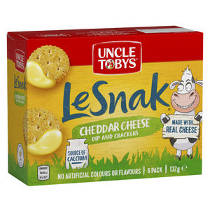 Le Snak Cheddar Cheese 6pk 132g