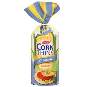 Real Foods Corn Thins Original 150g