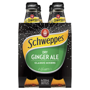 Schweppes Dry Ginger Ale 300ml 4pk