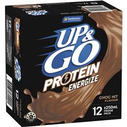 Sanitarium Up & Go Protein Energize Choc 250ml 12pk