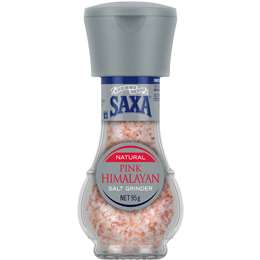 Saxa Pink Himalayan Salt Grinder 95g