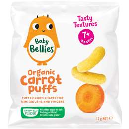 Baby Bellies Organic Carrot Puffs 35g