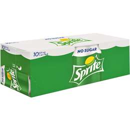 Coca Cola Cans Fridgemate Sprite Zero 375ml 10pk