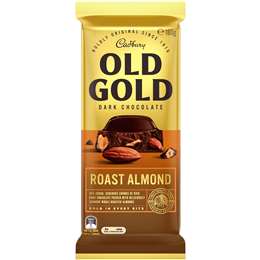 Cadbury Chocolate Block Old Gold Roast Almond 180g