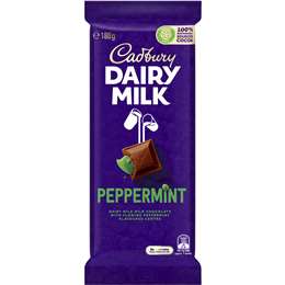 Cadbury Chocolate Block Peppermint 180g