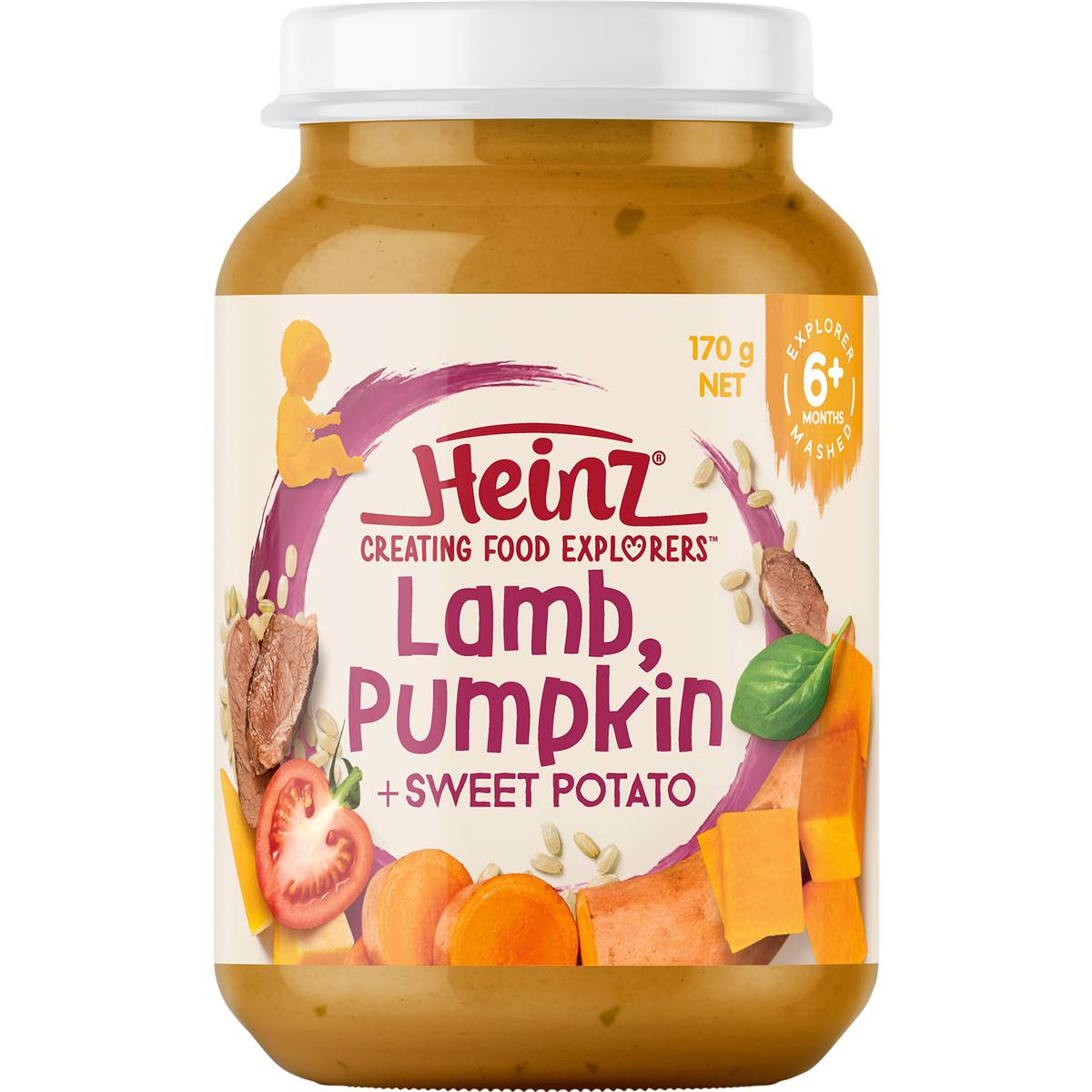 Heinz Lamb Pumpkin & Sweet Potato Jar 170g