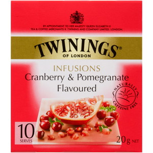 Twinings Teabags Cranberry Pomegranate 10pk 20g