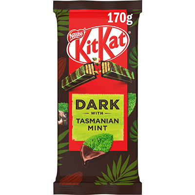 Nestle KitKat Block Dark with Tasmanian Mint 160g