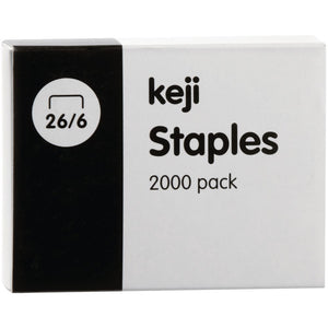 Keji Staples 26/6 2000pk