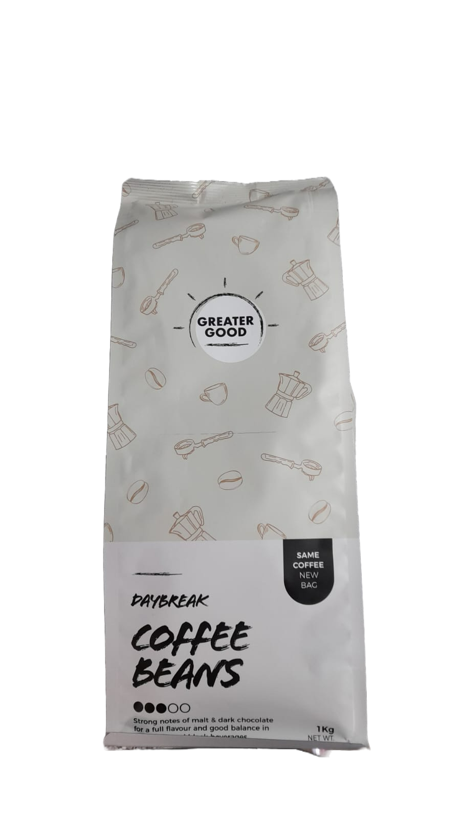 Greater Good Coffee Beans Daybreak Premium Blend Medium Roast 1kg