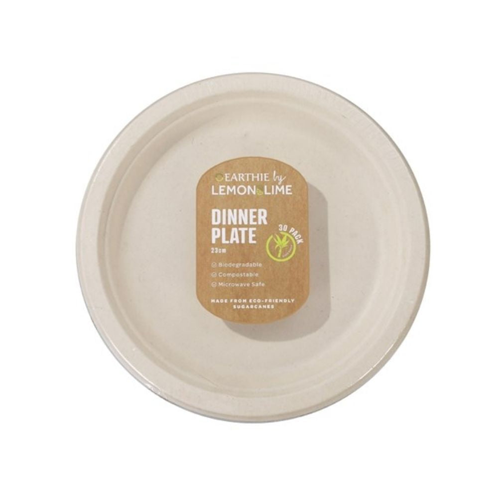 Lemon&Lime Disposable Dinner Plate 23cm 30pk