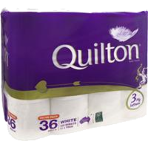 Quilton 3ply Toilet Tissue 36pk