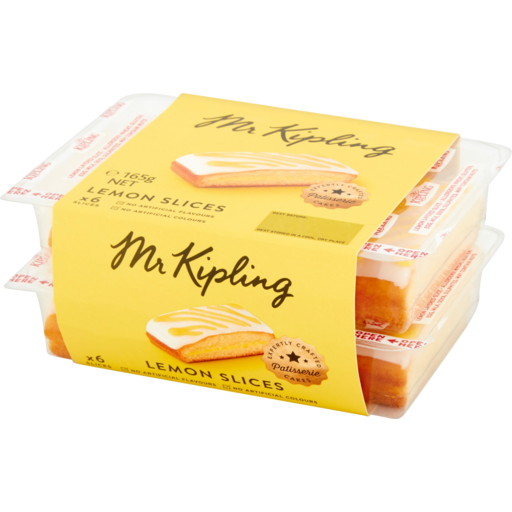 Mr Kipling Lemon Slices 6pk 165g