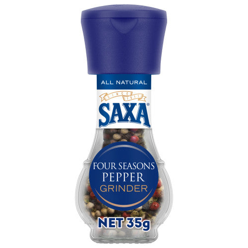 Saxa Four Seasons Pepper Grinder 35g