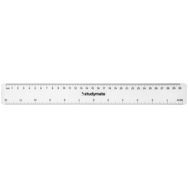 Studymate Plastic Clear Ruler 30cm