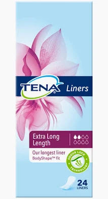 Tena Liners Extra Long Length 24pk