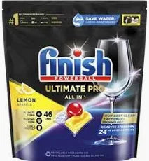 Finish Powerball Ultimate Pro All In 1 Lemon Sparkle 46 Tabs