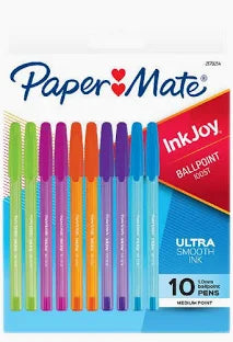 Paper Mate Assorted Colours Pens 10pk