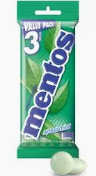 Mentos Spearmint 37.5g 3pk